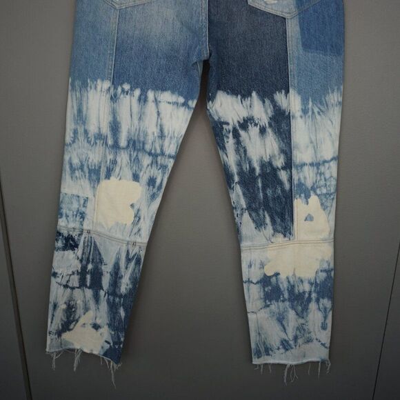 New Frame Le Original Bleached High Waist Straight Leg Jeans in Fresco size 26 - Picture 13 of 15